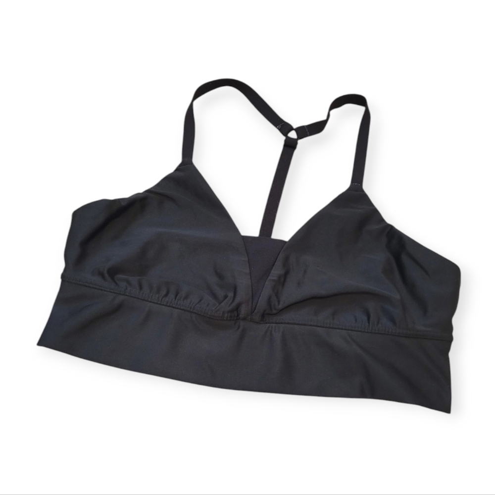 Offline By Aerie Black Swim Top Size Large